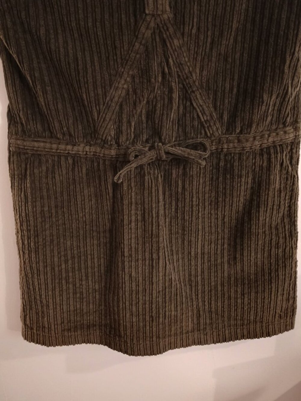 Vintage Pinafore Dress Bundle Of 2 Black Green 100% Cotton Medium Women's - Picture 6 of 15